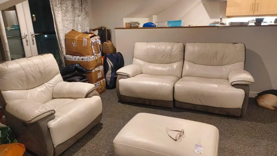luxurious recliner sofa set