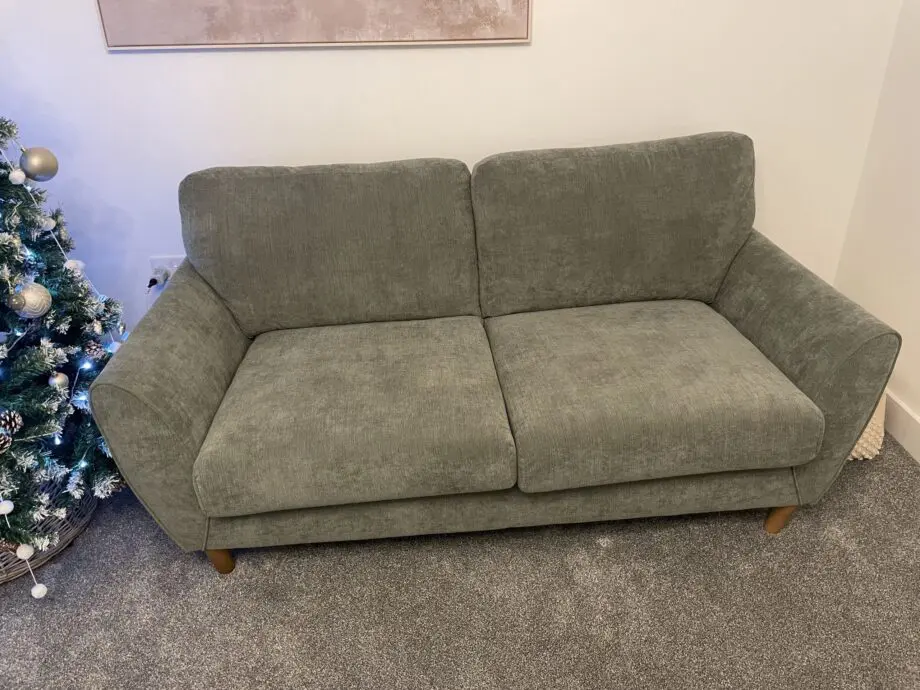Two and three seater sofa from oak furnitureland in perfect condition