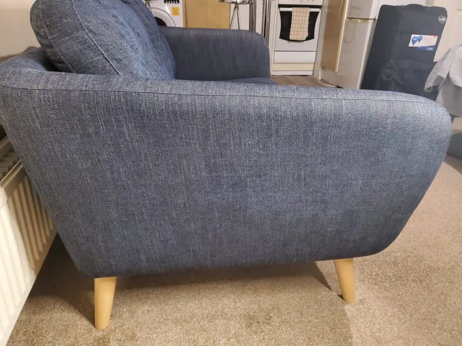 Midnight blue two seater sofa from John Lewis