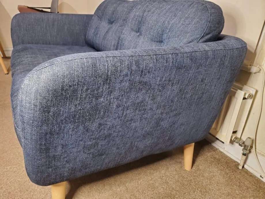 Midnight blue two seater sofa from John Lewis