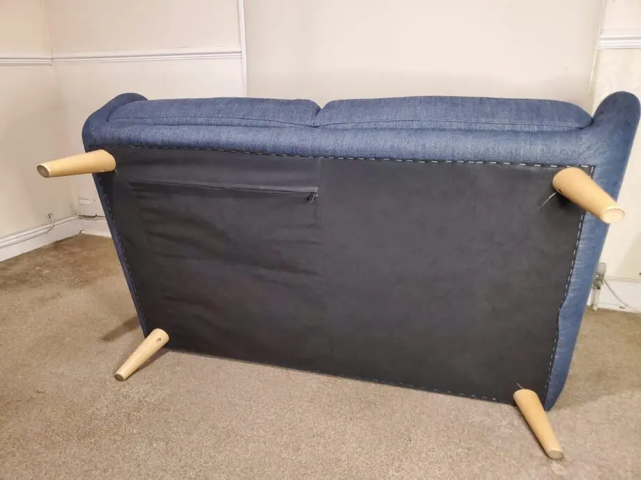 Midnight blue two seater sofa from John Lewis