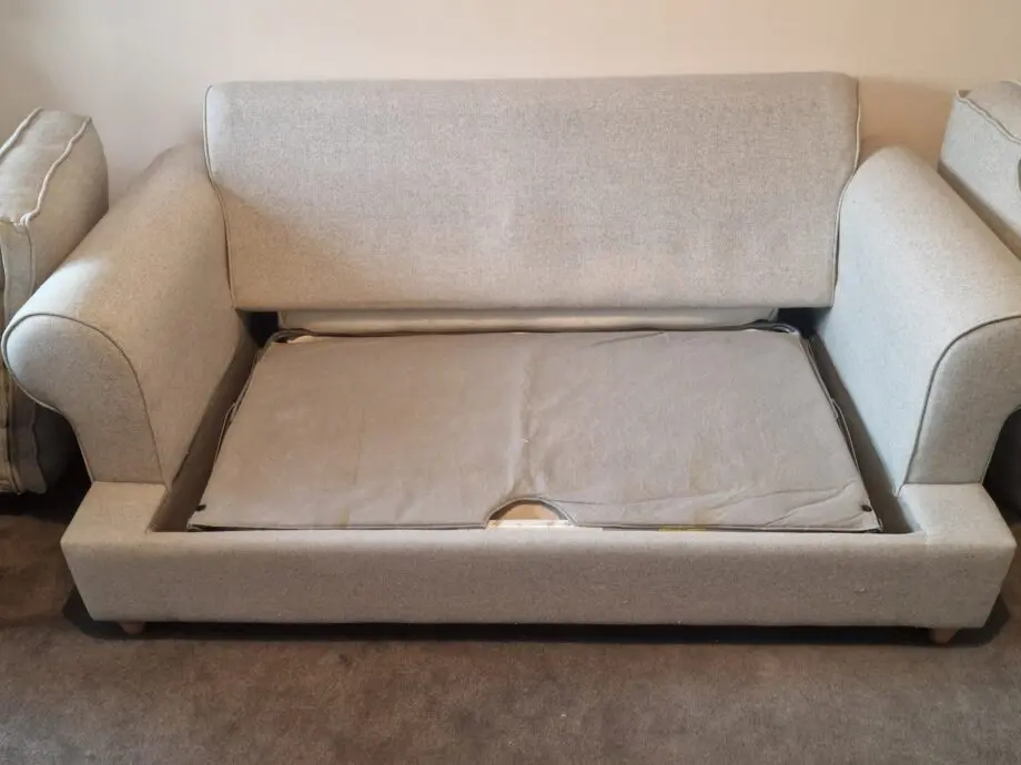Willow & Hall Grey 2 Seater Sofa Bed