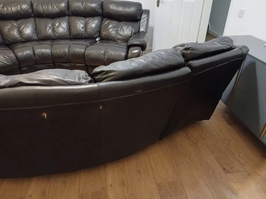 DFS CURVED SOFAS X2