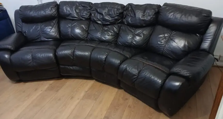 DFS CURVED SOFAS X2