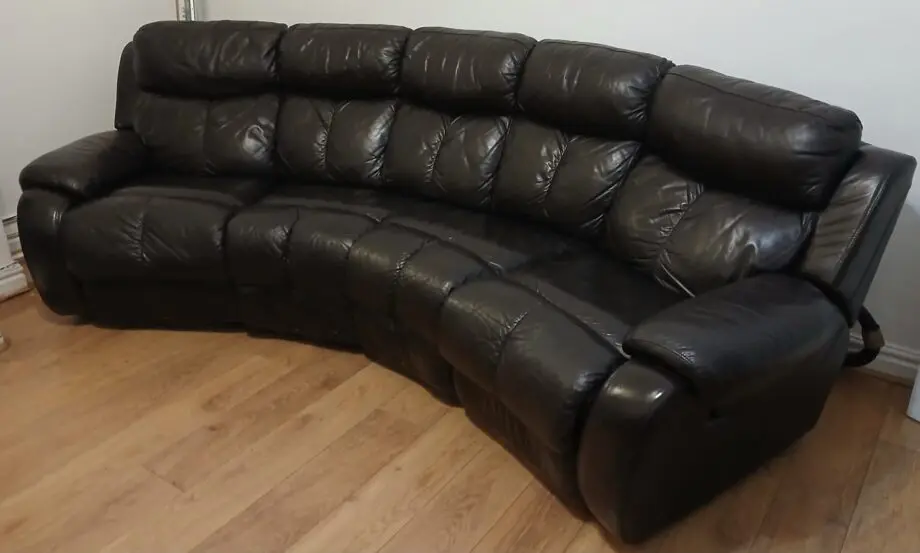 DFS CURVED SOFAS X2