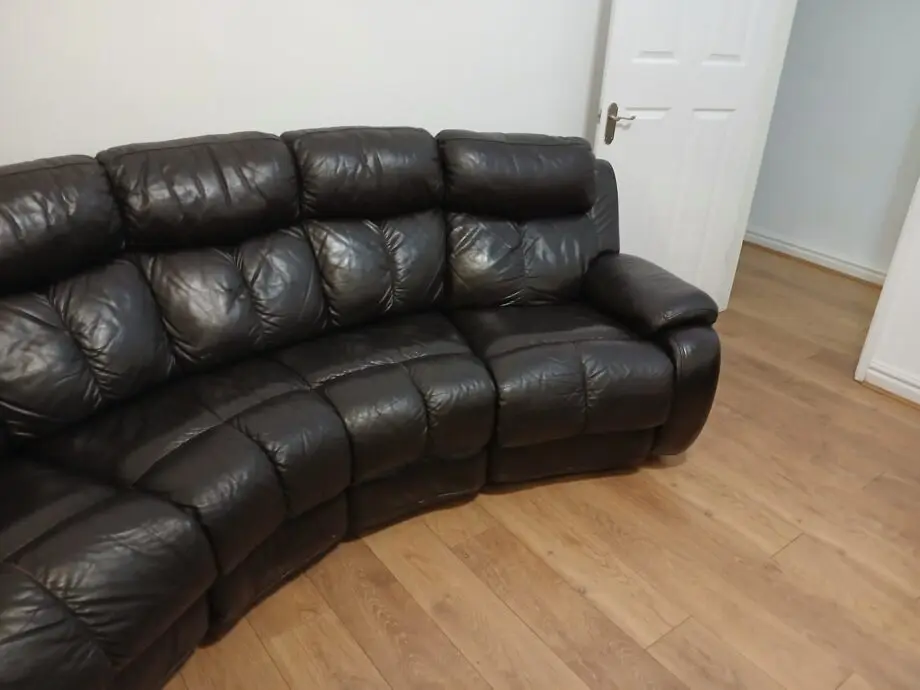 DFS CURVED SOFAS X2