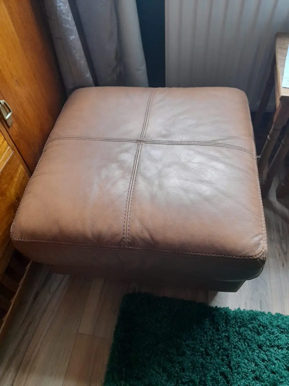 Tan leather
