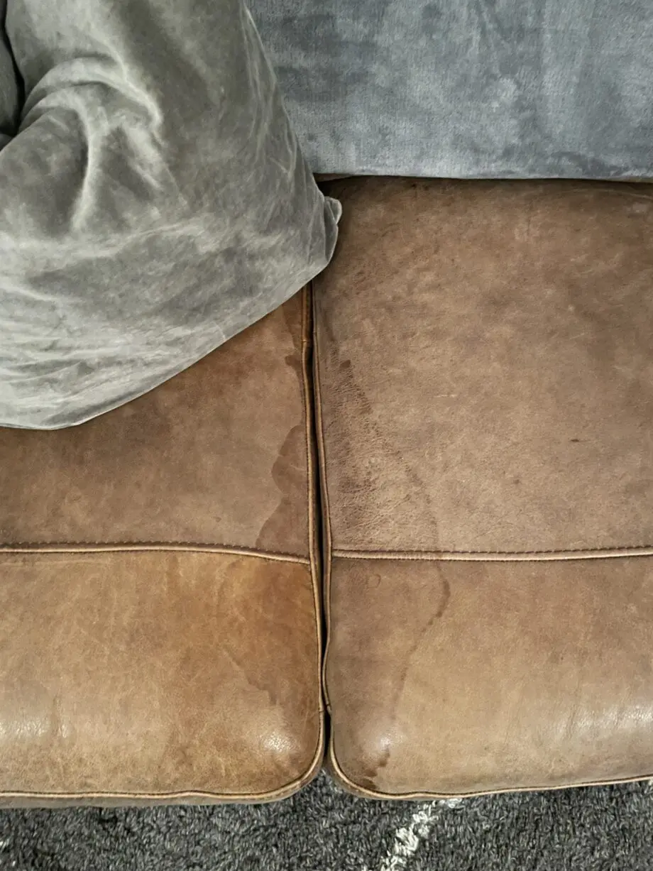 DFS Julius leather sofa