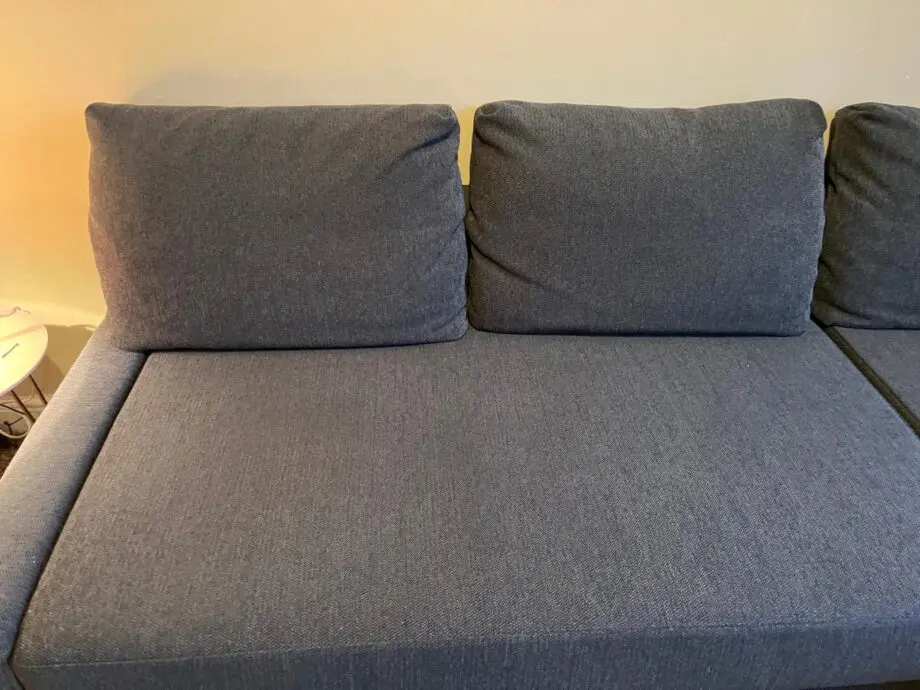 Ikea Frihiten L shaped sofa bed dark grey