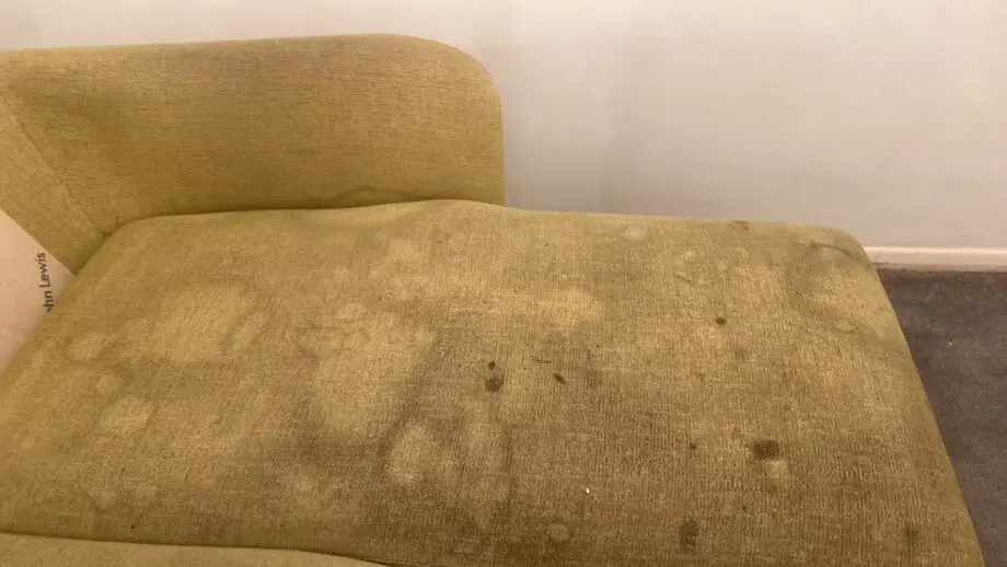 John Lewis corner sofa - yellow