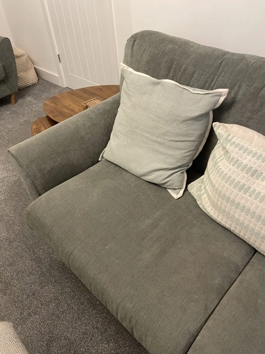 Two and three seater sofa from oak furnitureland in perfect condition