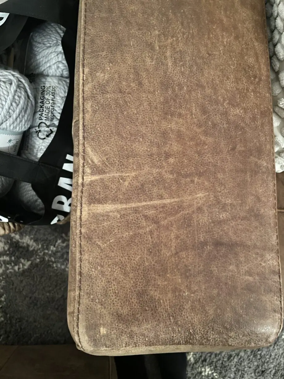 DFS Julius leather sofa