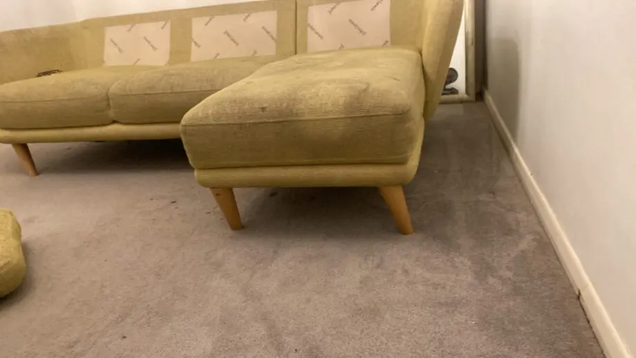 John Lewis corner sofa - yellow