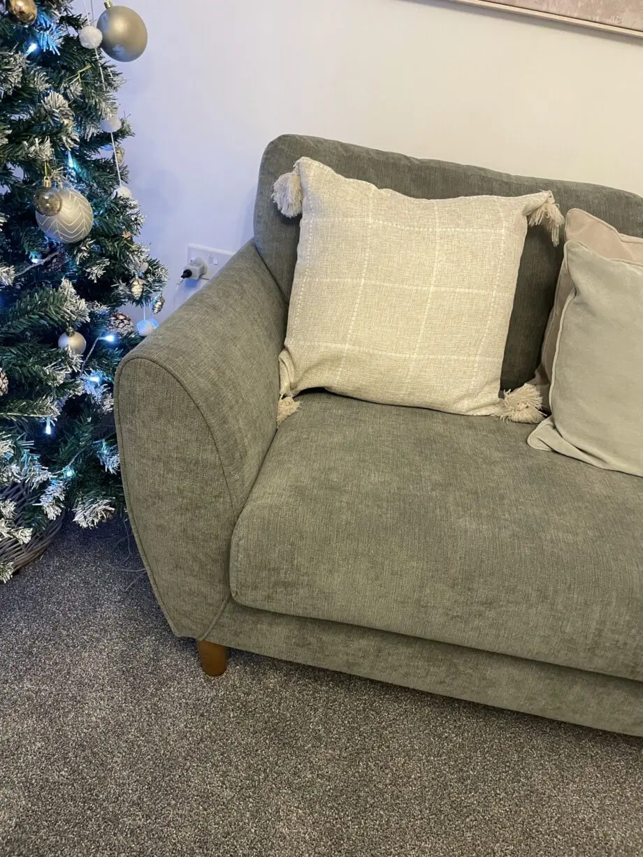 Two and three seater sofa from oak furnitureland in perfect condition