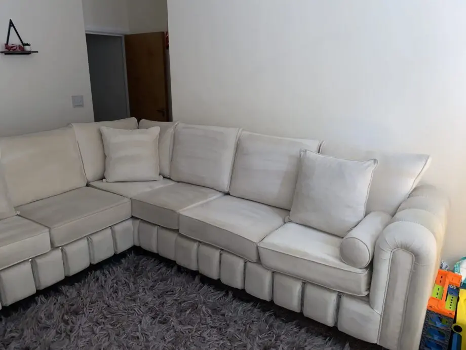 Cream corner sofa