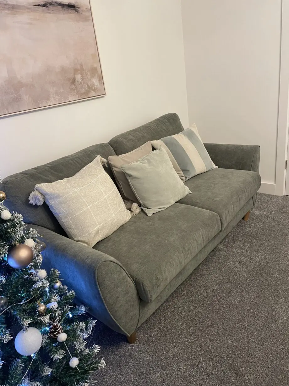 Two and three seater sofa from oak furnitureland in perfect condition