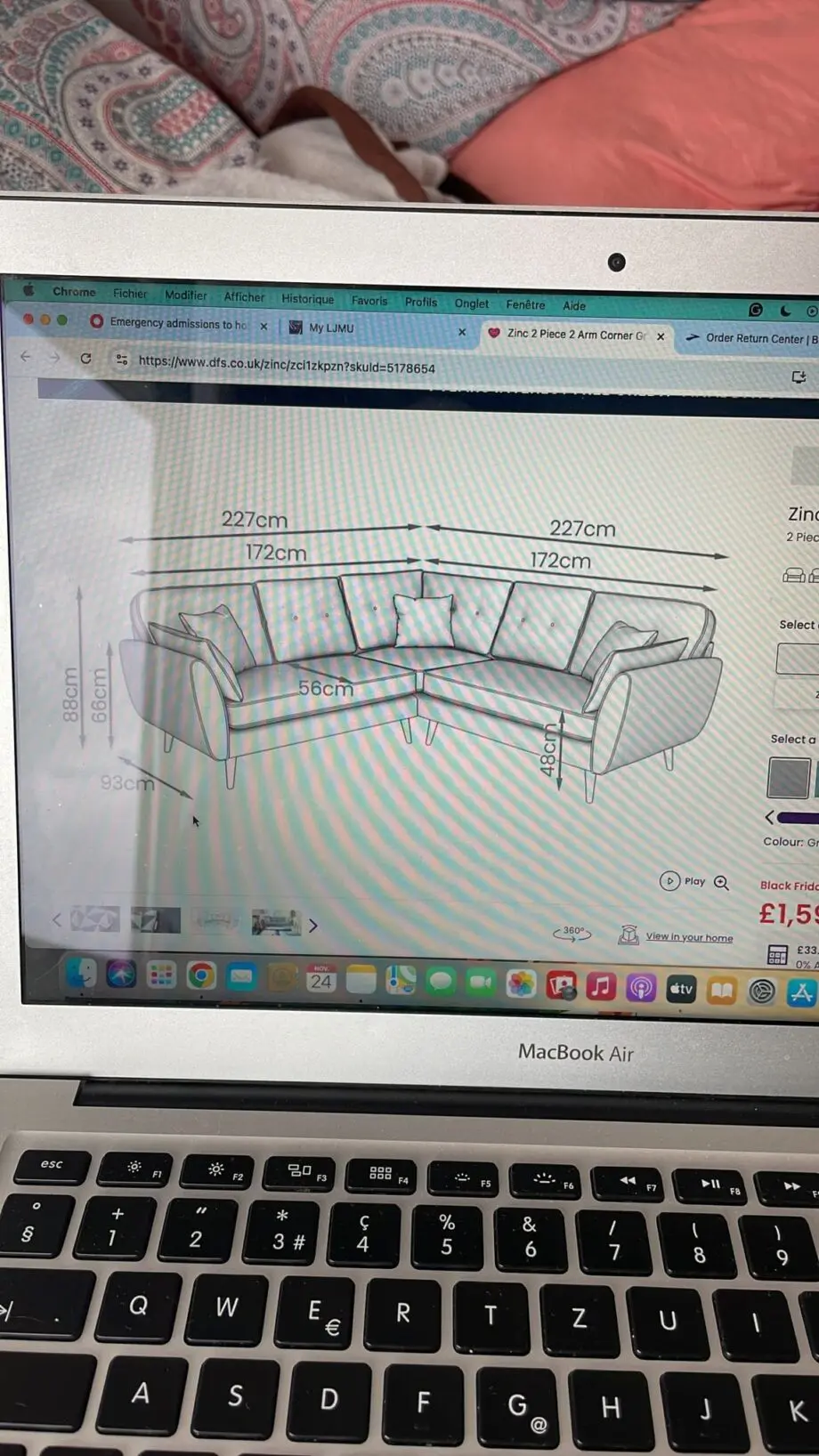 Dfs corner sofa