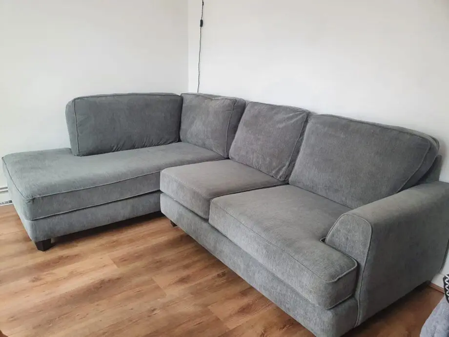 Used Grey Corner Sofa, looks new. Quick Sale!!