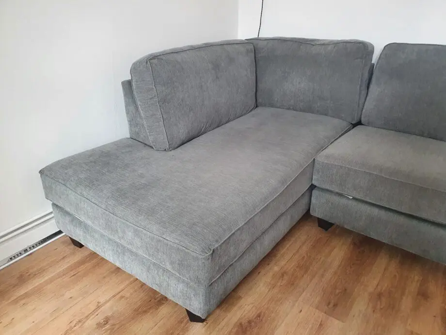 Used Grey Corner Sofa, looks new. Quick Sale!!