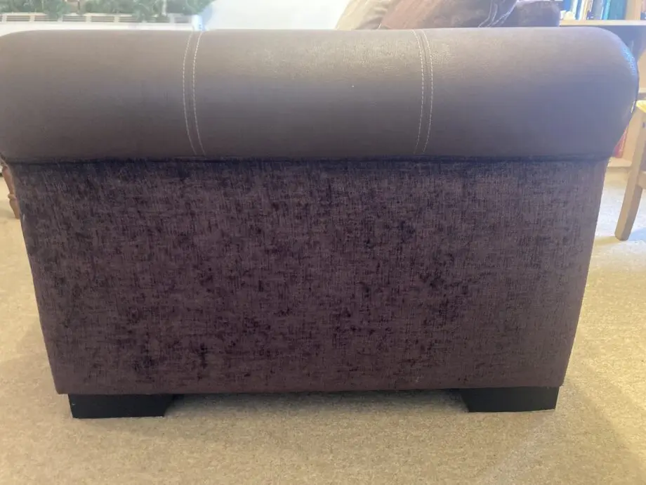 Large brown 2-seater DFS sofa