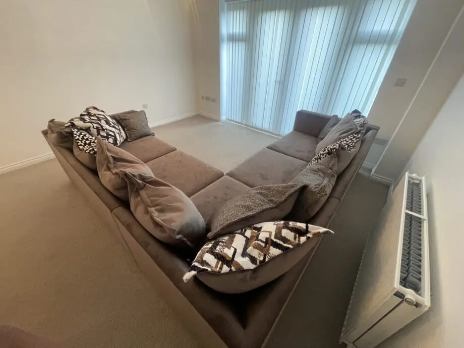 Titan TITAN 2 SEATER, CORNER, 2 SEATER, PILLOW BACK TITAN FESTIVAL MOLE/BRONZE MIX PB,FT GOLD