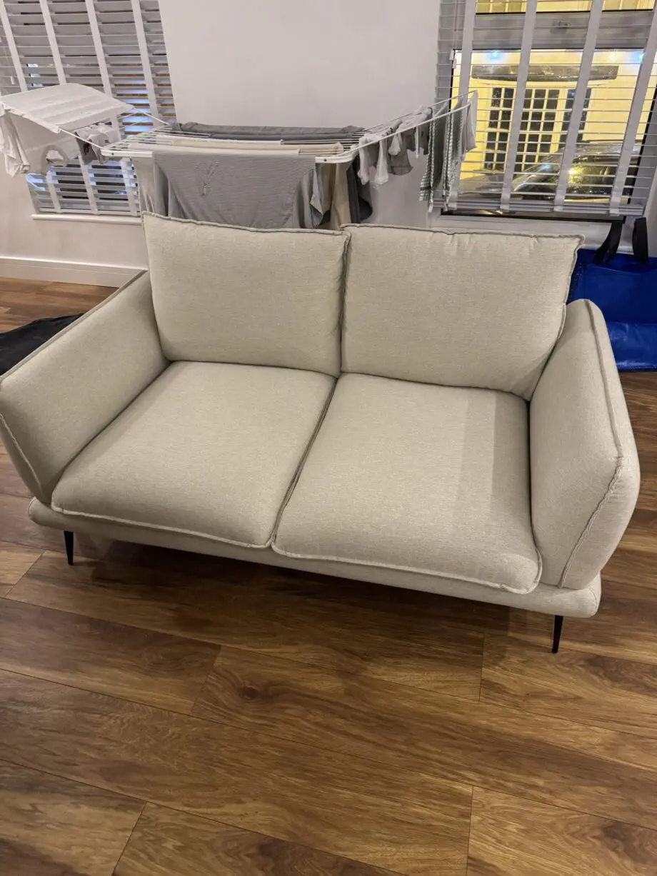 Daals Obriel Oatmeal Fabric Sofa, 2-Seater