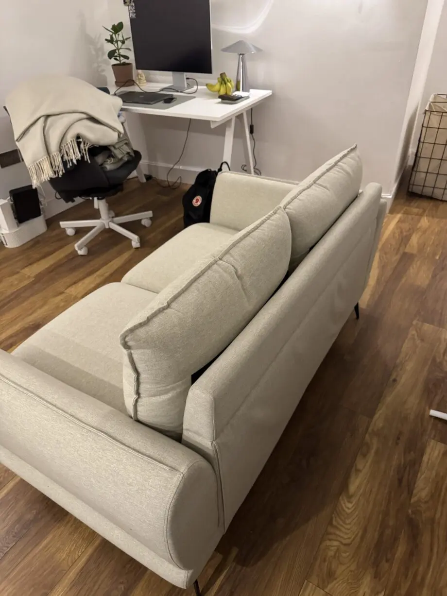 Daals Obriel Oatmeal Fabric Sofa, 2-Seater