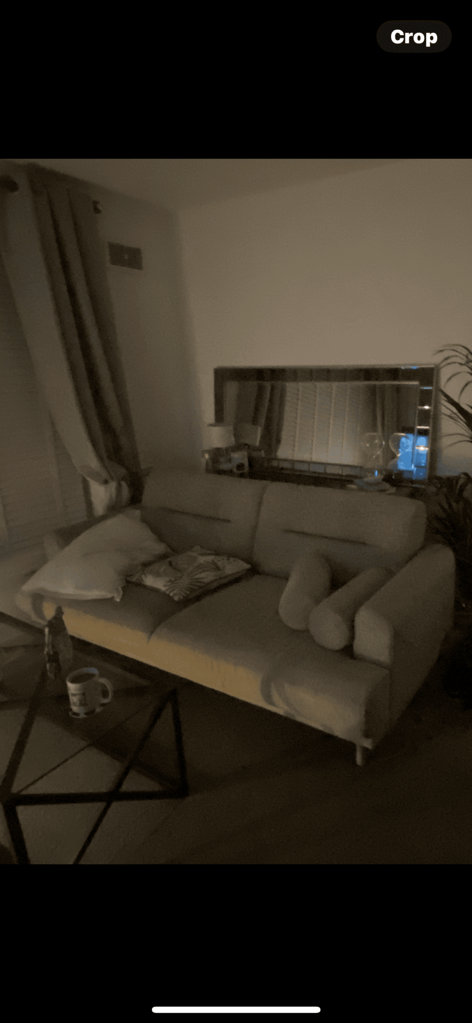 IKEA two seater sofa light grey