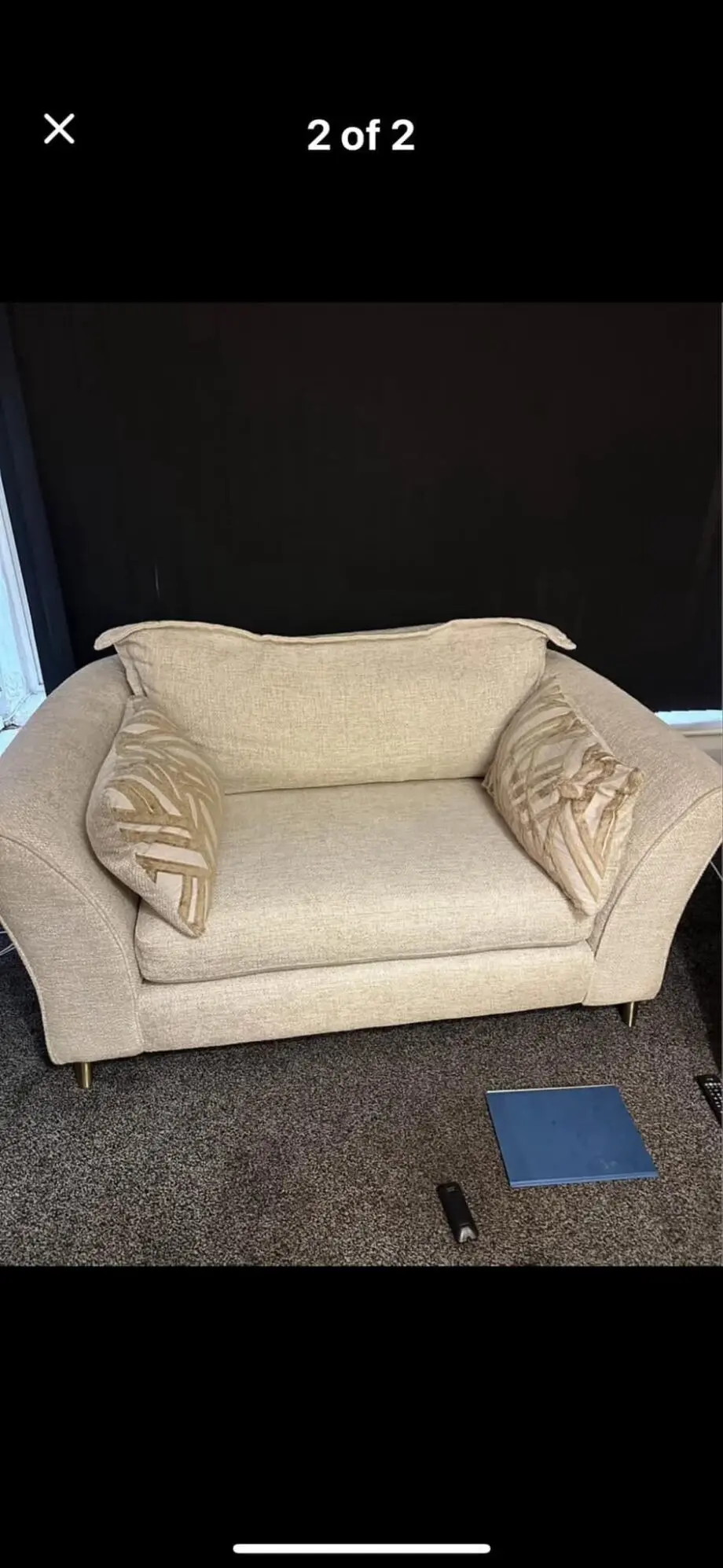 Sofa and cuddle chair