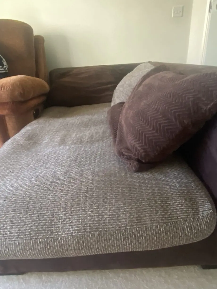 DFS Sofa Couch (GOOD CONDITION) + 3 Pillows