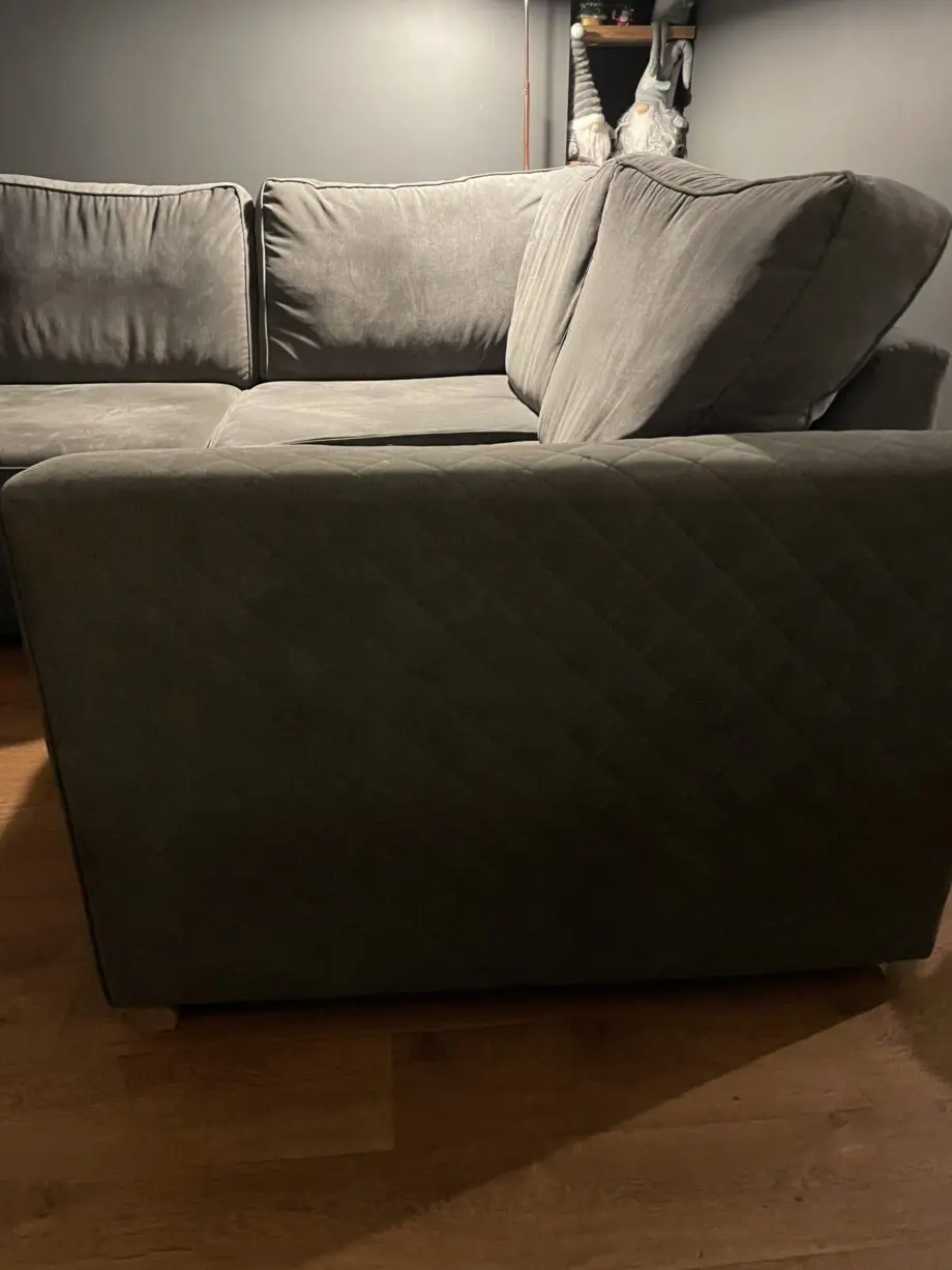Okra left facing DFS Corner Sofa