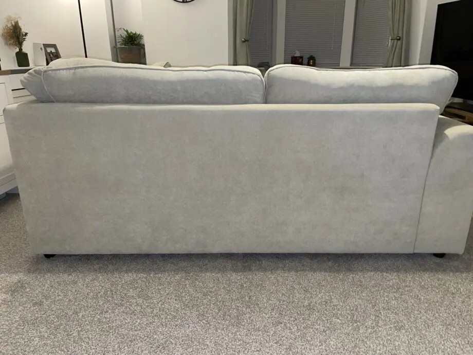 DFS Orka 4 seater corner sofa bed (silver)