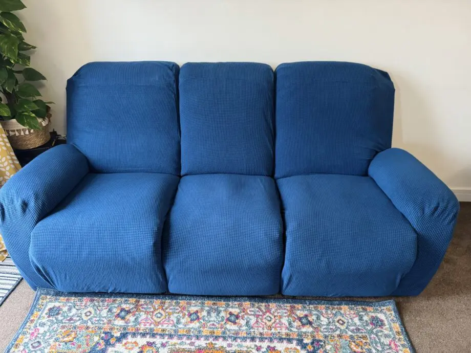 Recliner Sofa with sofa cover