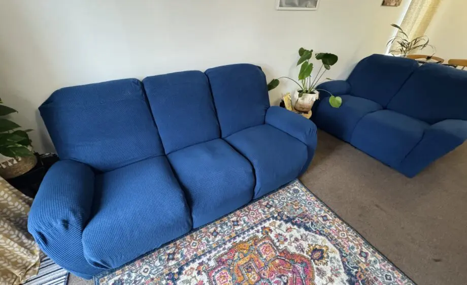 Recliner Sofa with sofa cover