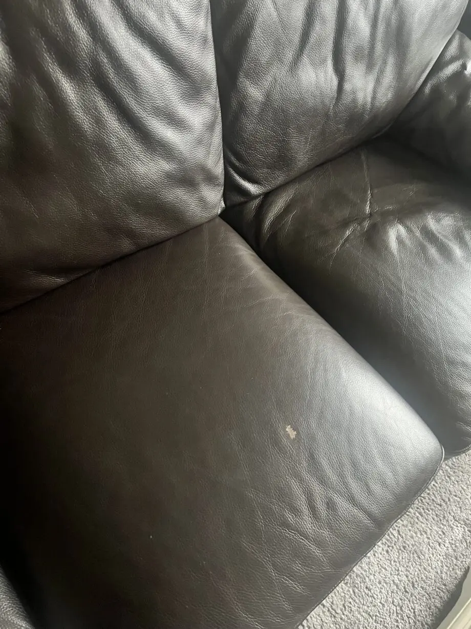 4 piece brown leather sofa set