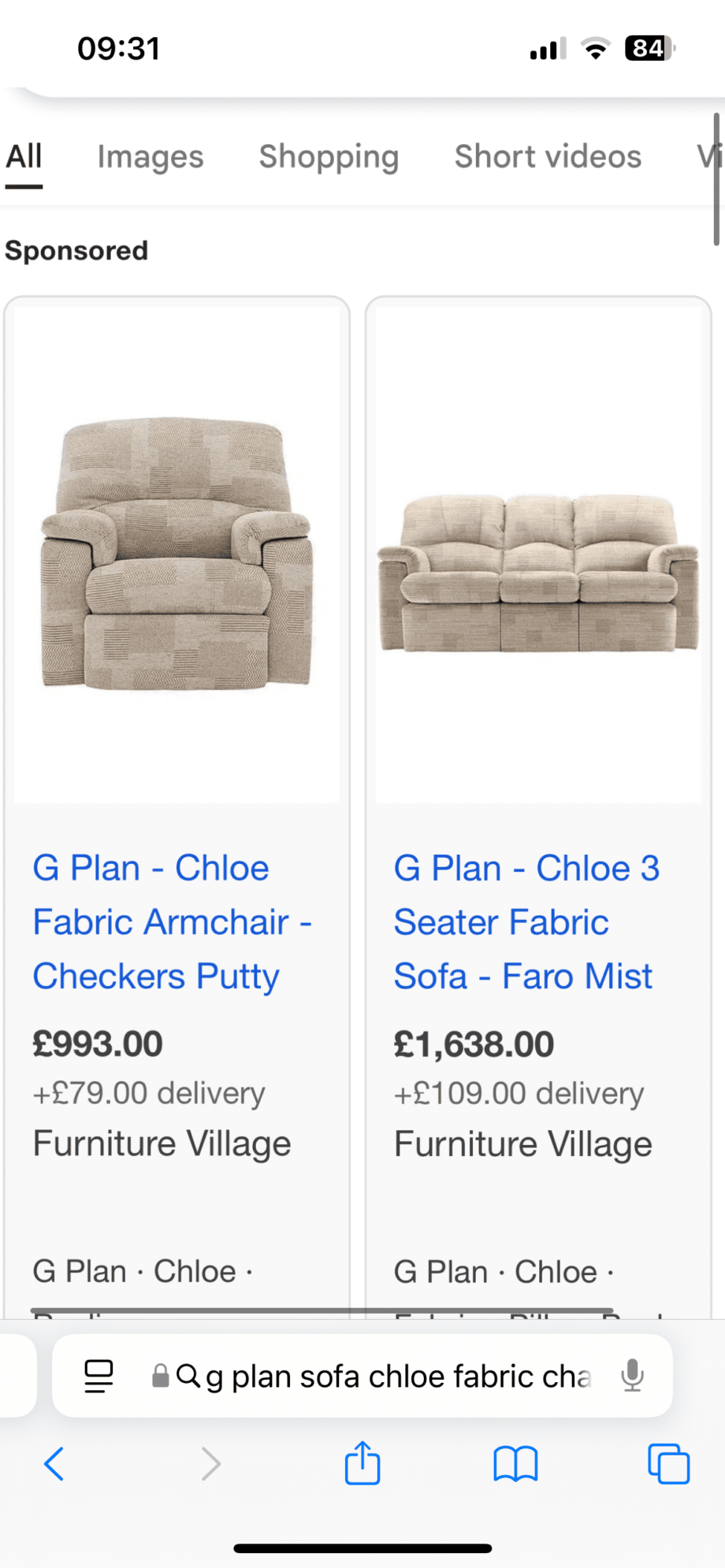 Gplan sofa suit