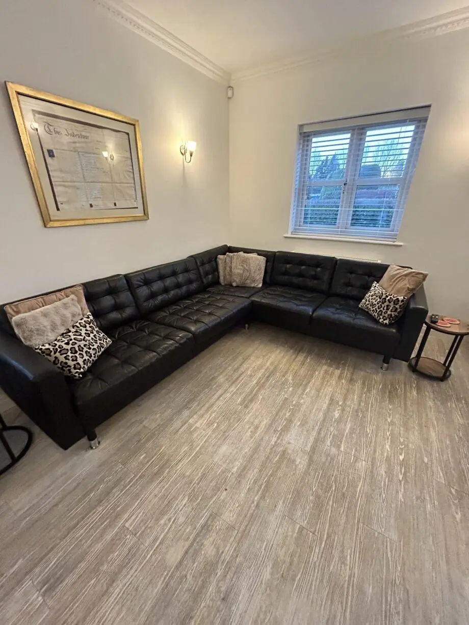 Ikea Leather Corner Sofa