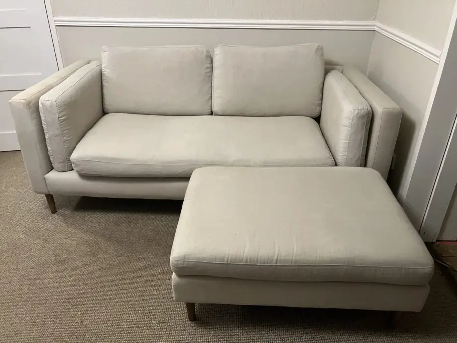 Sofa Workshop Eden 2.5 seat sofa & footstool
