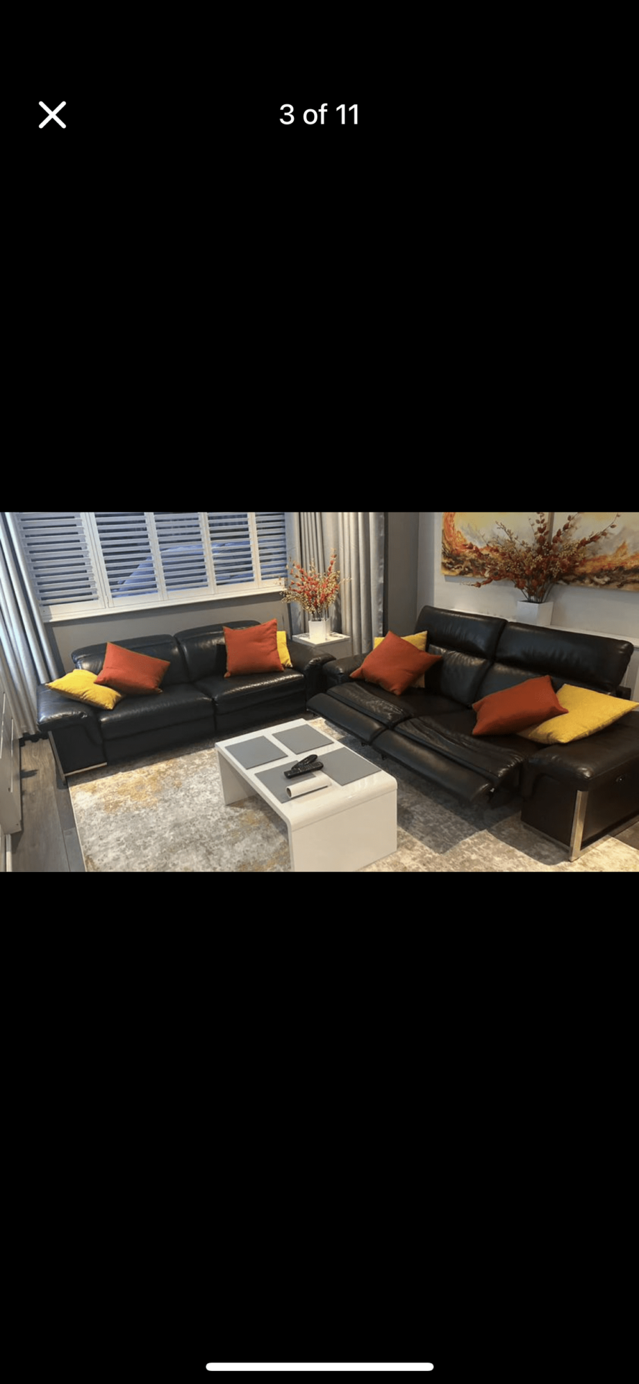 2x 3 seater reclining sofa 1x reclining armchair