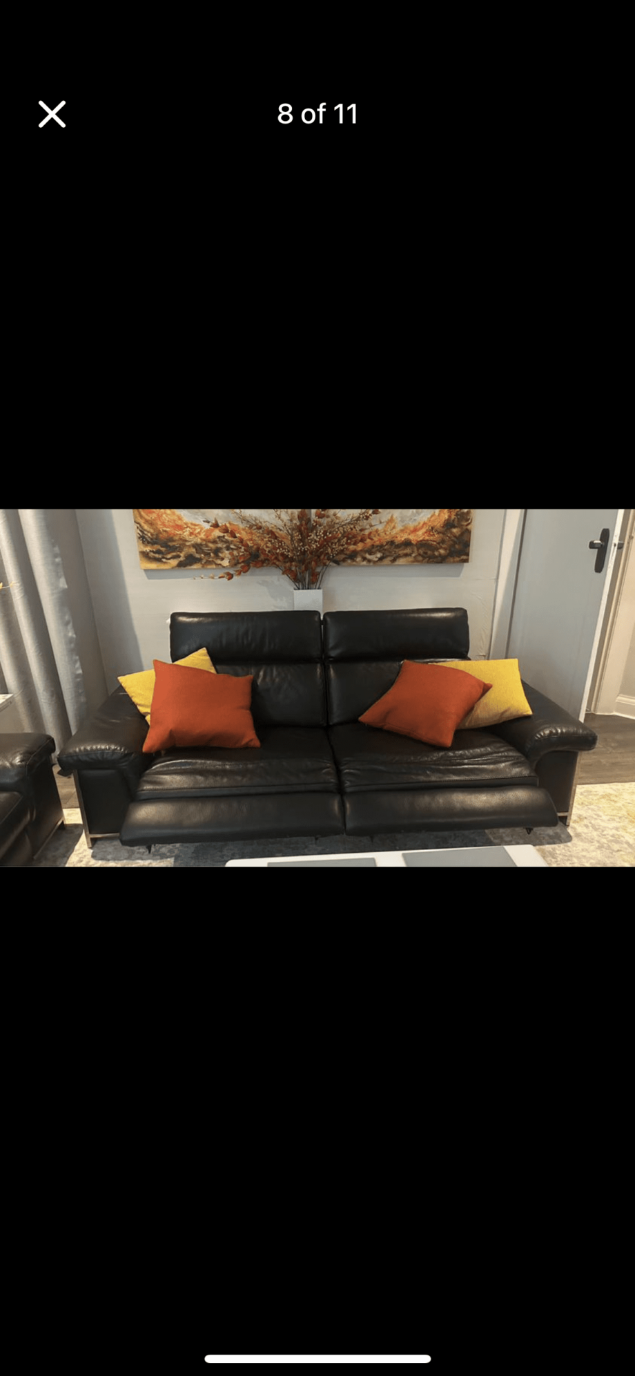 2x 3 seater reclining sofa 1x reclining armchair