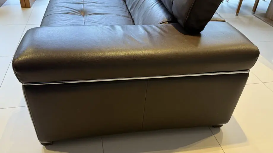 Natuzzi brown 3 seater sofa