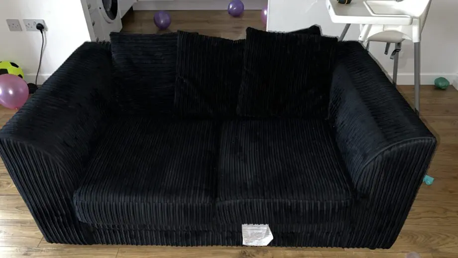 Black wayfair 2 seat sofa