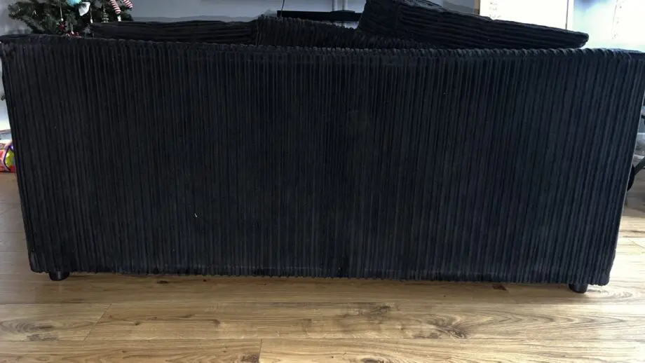 Black wayfair 2 seat sofa