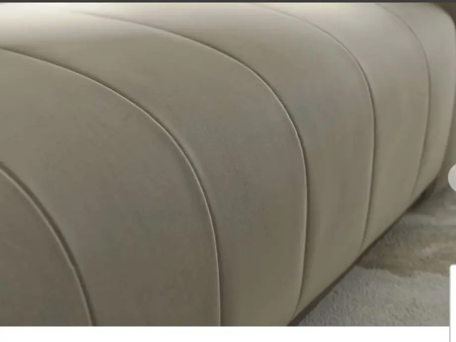 Fritzovia 4 Seater Sofa Stone Velvet