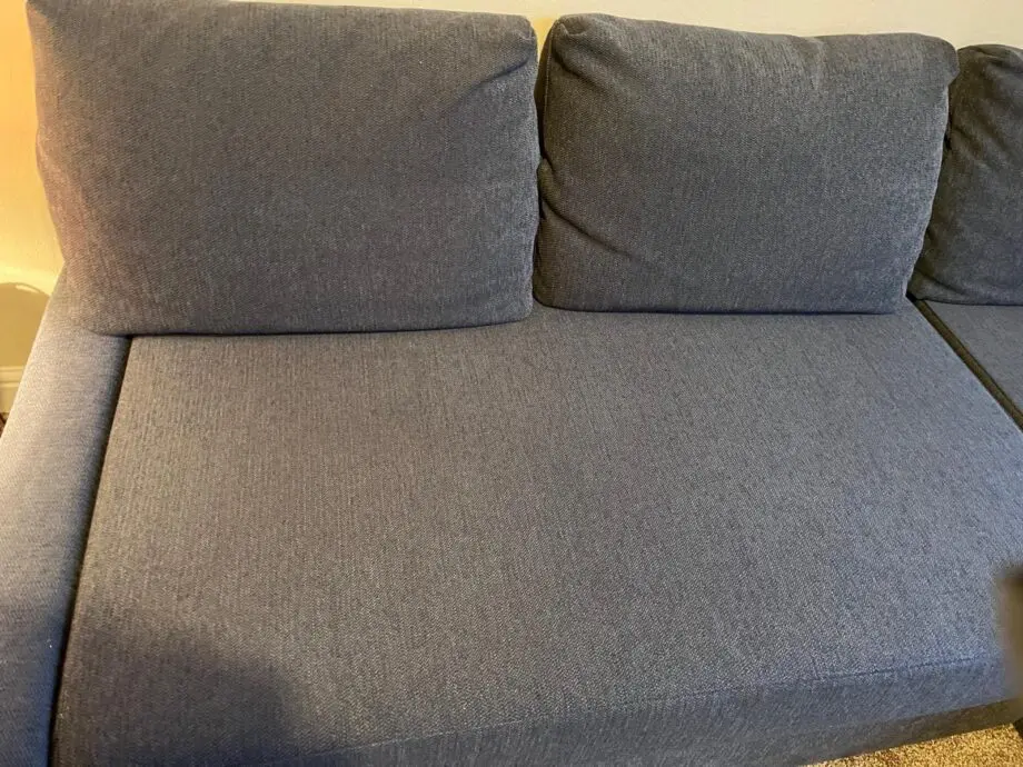Ikea Frihiten L shaped sofa bed dark grey