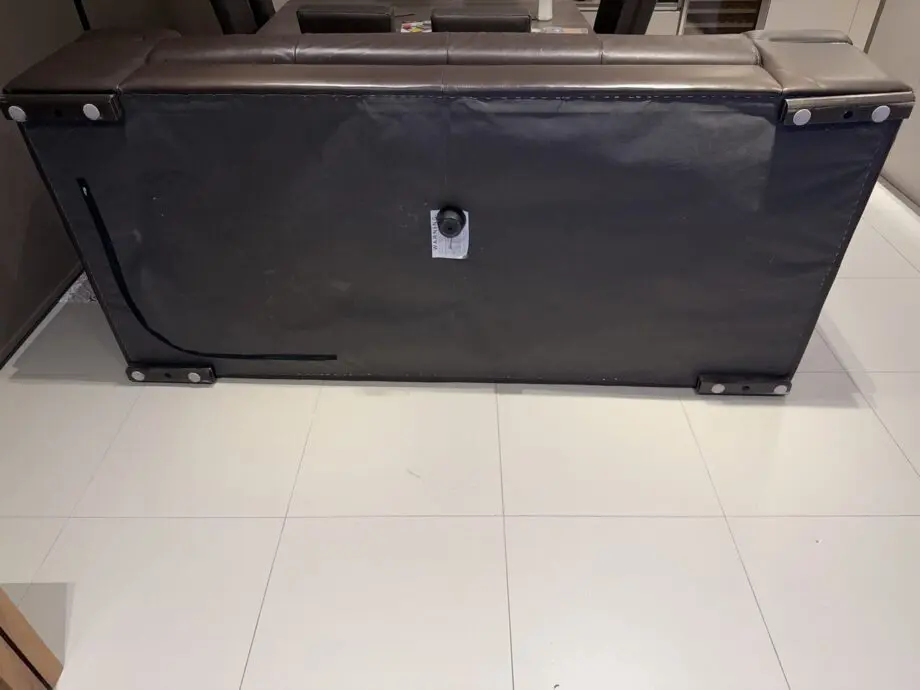 Natuzzi brown 3 seater sofa