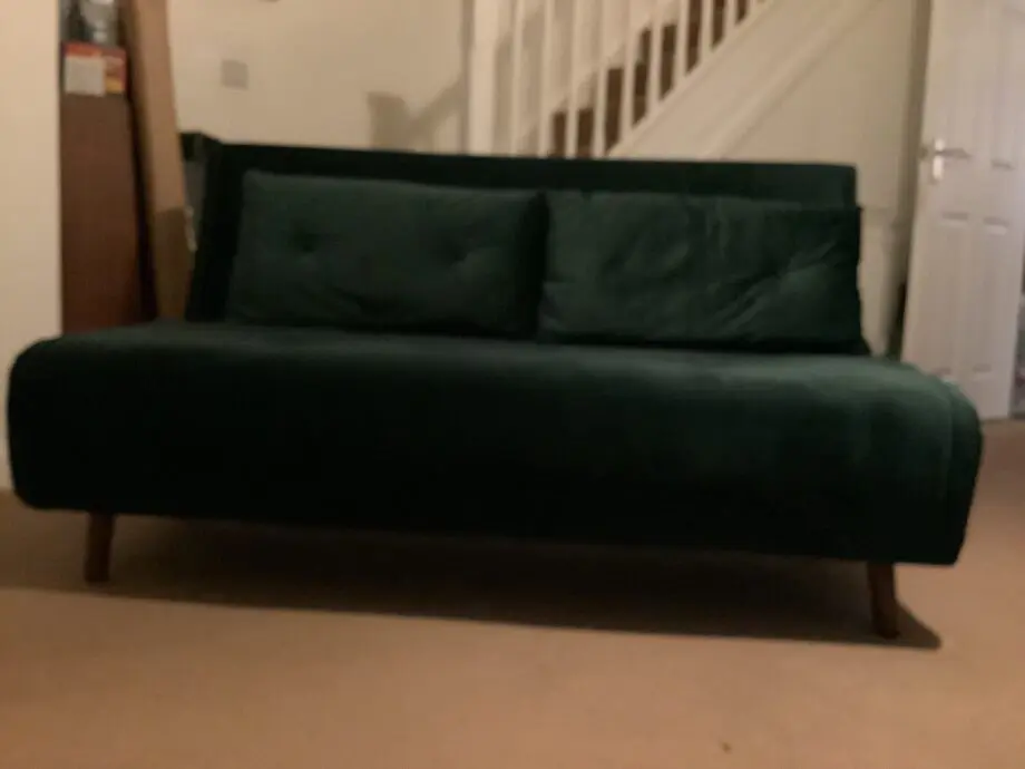 Green Sofa Bed (double)