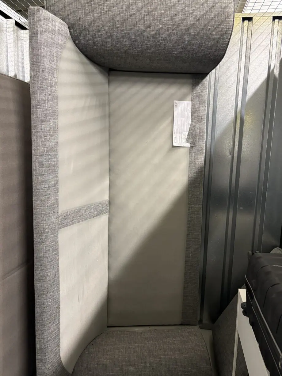 Next Stamford Boucle Weave Grey Large Sofa