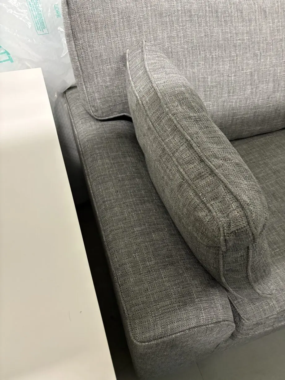 Next Stamford Boucle Weave Grey Large Sofa