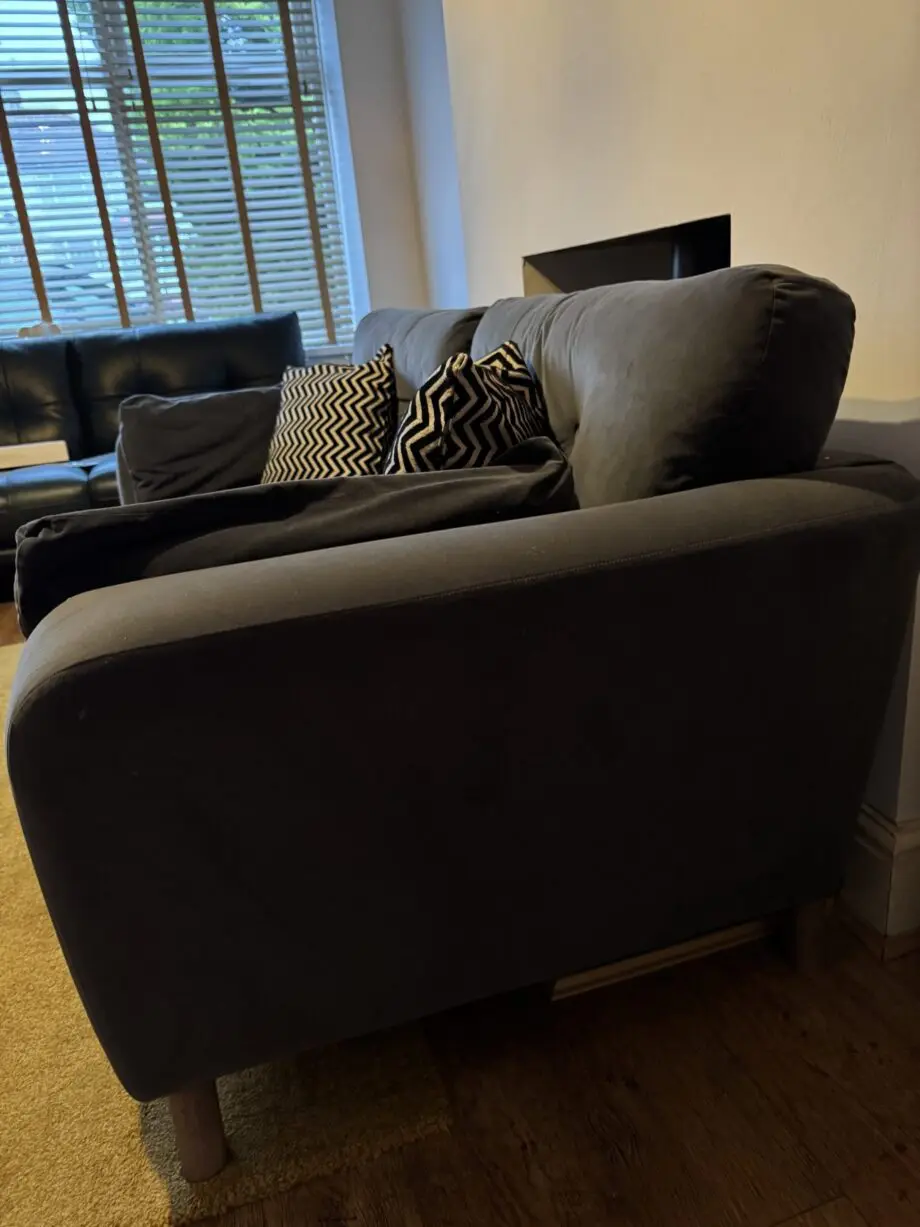 2 Seater Sofology Scandi Icon Sunningdale Granite Sofa with Cushions